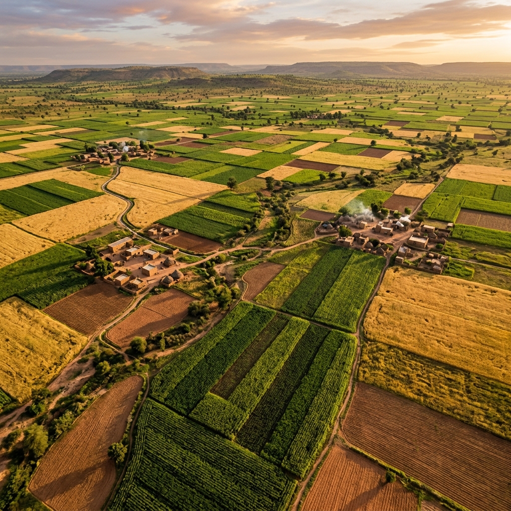 Champs de céréales au Mali